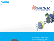 Tablet Screenshot of hadron-pompy.pl